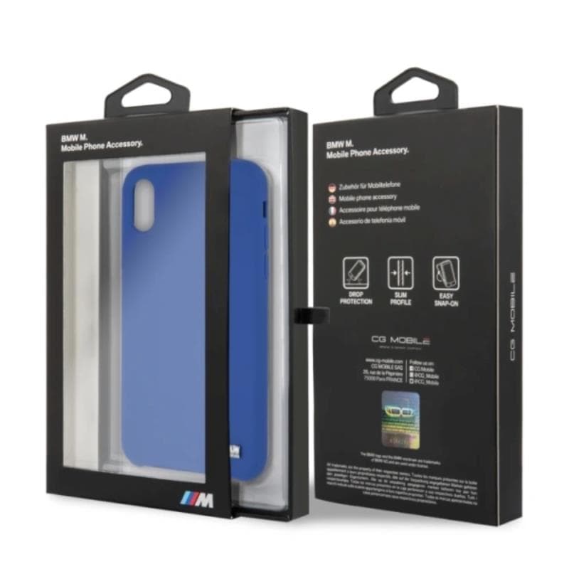 BMW Silicone M Collection - Case for iPhone X / Xs (Blue) 4