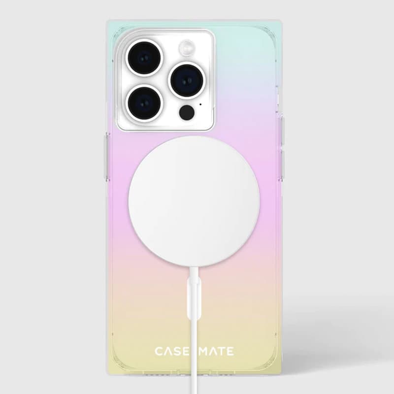 Case-Mate BLOX MagSafe - iPhone 15 Pro Case (Rainbow Frosting) 3