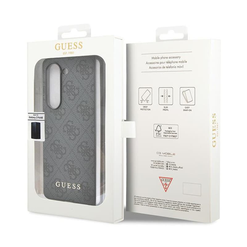Guess 4G Charms Collection - Samsung Galaxy Z Fold 5 Case (Grey) 7