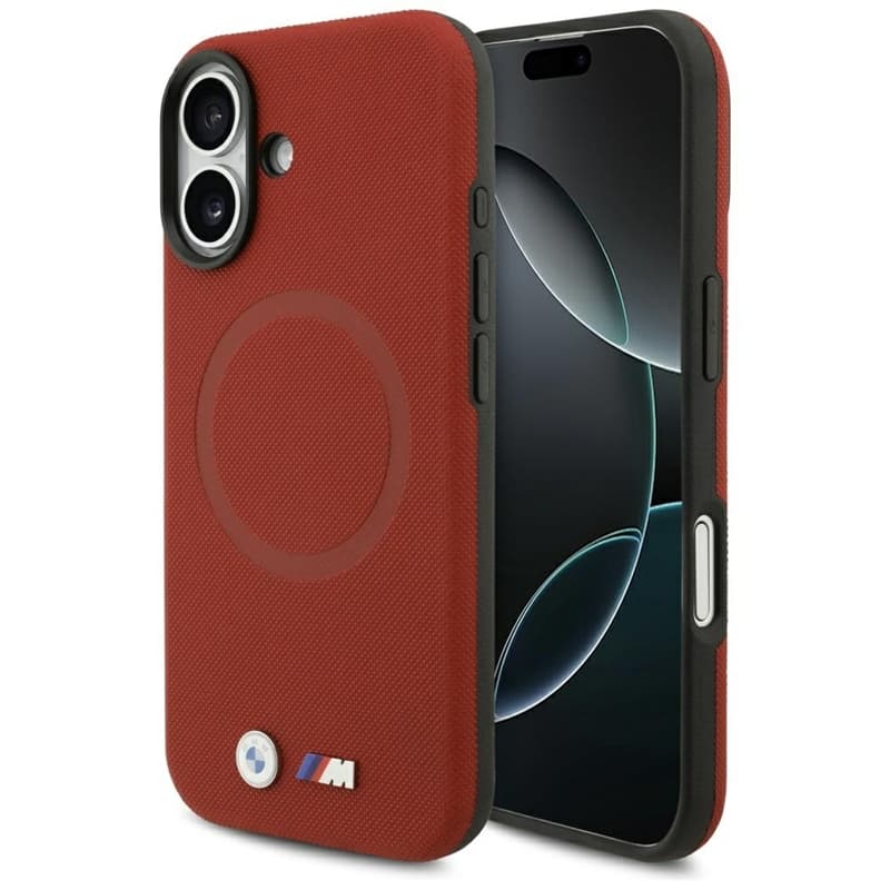 BMW M FW Metal Logo MagSafe - Case iPhone 17 (red)