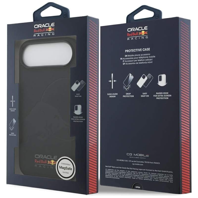 Red Bull Meshed Debossed Bull MagSafe - iPhone Air Case (Navy Blue) 8