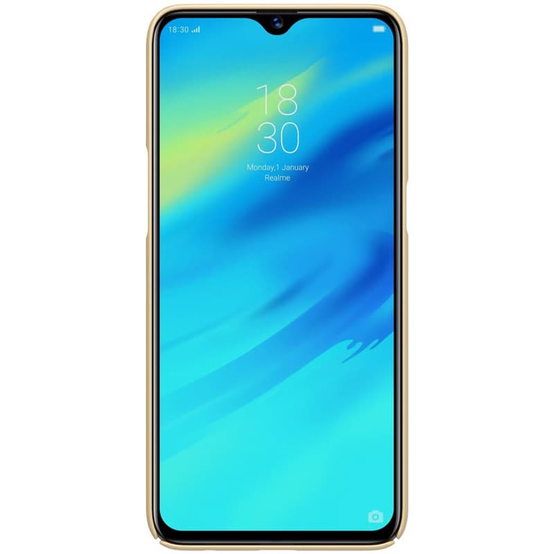 Nillkin Super Frosted Shield - Case for Realme 3 Pro (Realme X Lite) (Golden) 3