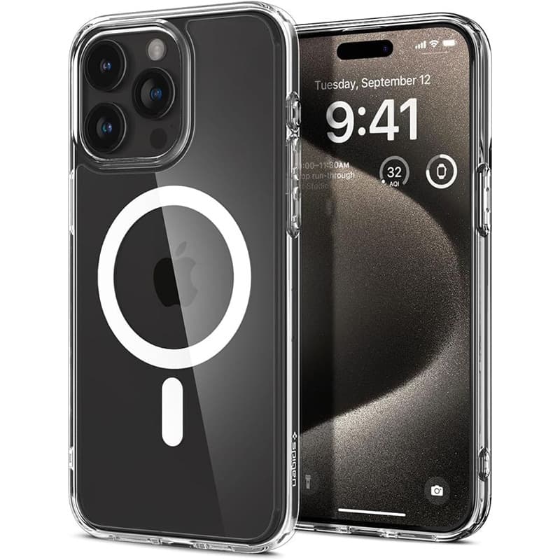 Spigen Ultra Hybrid MagSafe - Case for iPhone 15 Pro (White) 1