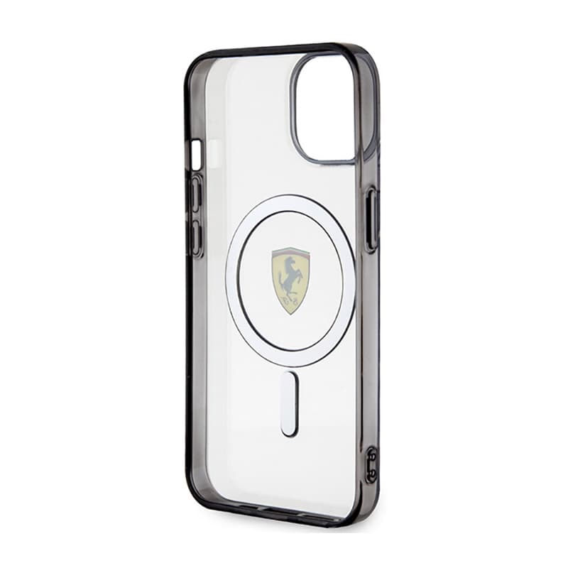 Ferrari Outline Magsafe - Case for iPhone 14 (Transparent) 7