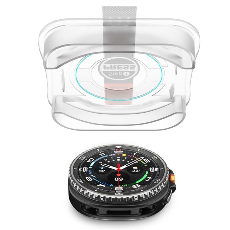 Spigen GLAS.TR EZ FIT 2-Pack - Tempered Glass for Samsung Galaxy Watch 8 Classic 46 mm (2 pcs) 5