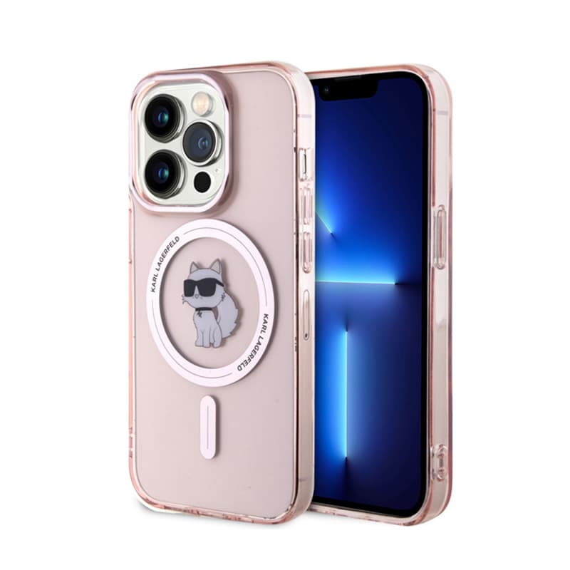 Karl Lagerfeld IML Choupette MagSafe - Case for iPhone 15 Pro (pink)