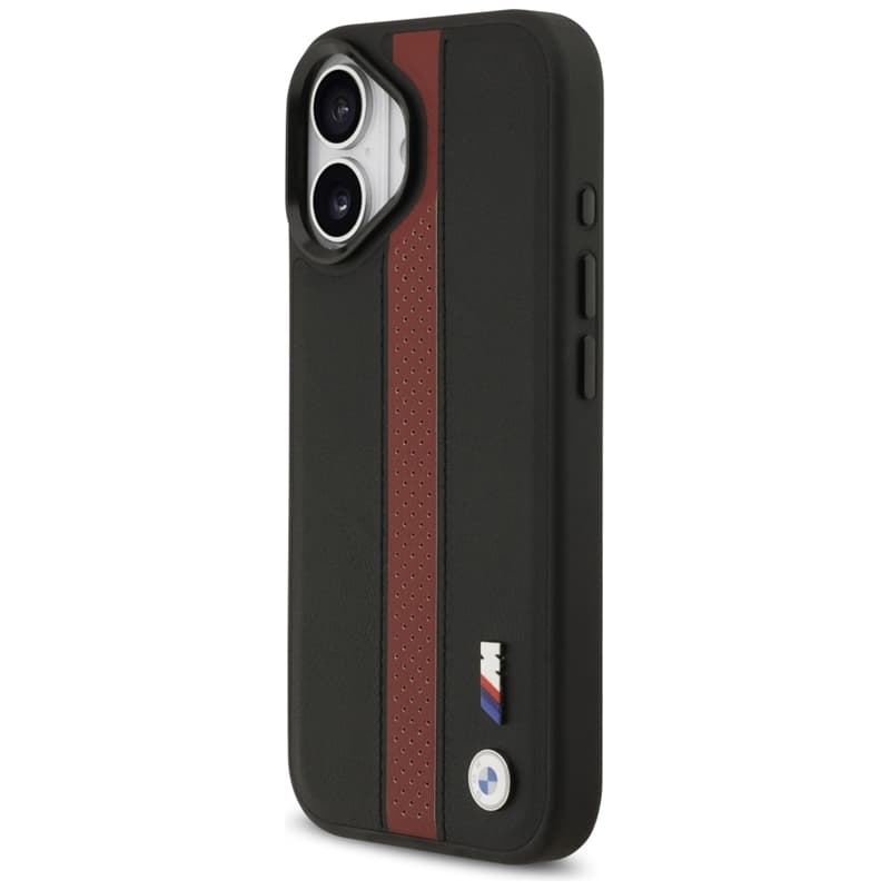 BMW M Perforated Stripe Logo MagSafe - iPhone 17 Case (Red) 2