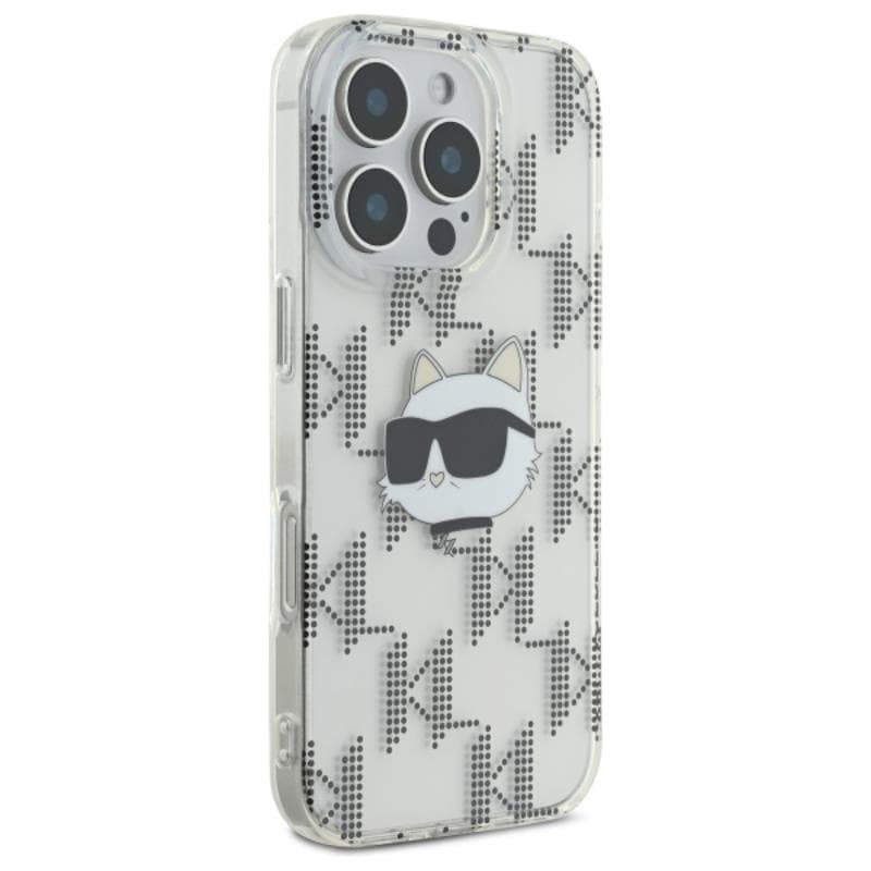 Karl Lagerfeld IML Choupette Head Electroplated - Case for iPhone 16 Pro Max (transparent) 4