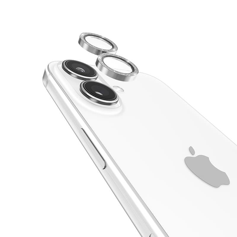 Case-Mate Aluminum Ring Lens Protector - Protective Glass for iPhone 16 / iPhone 16 Plus Camera Lens (Twinkle) 8