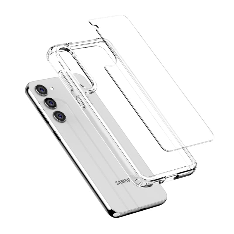 Crong Crystal Shield Cover - Samsung Galaxy S23 Case (Transparent) 6