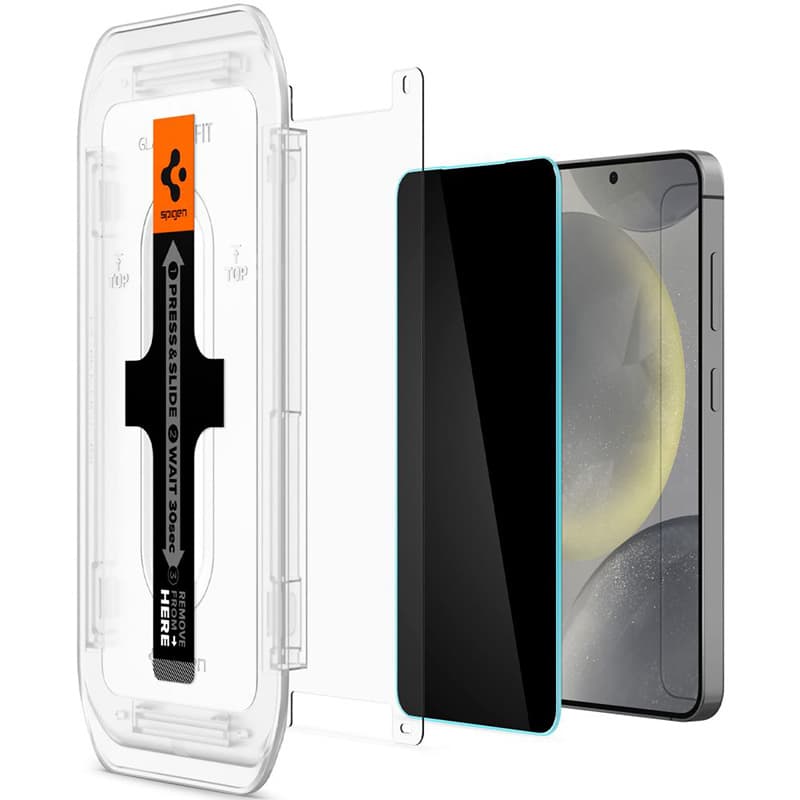 Spigen GLAS.TR EZ FIT Privacy 2-Pack - Tempered glass with privacy filter for Samsung Galaxy S24 2 pcs 3