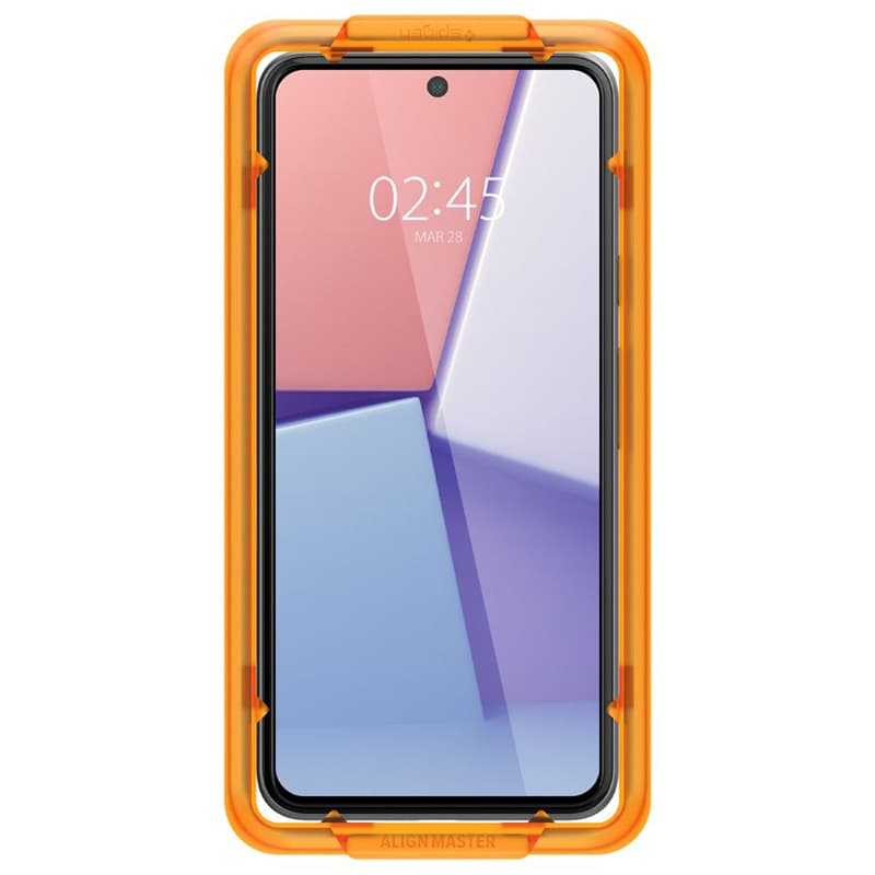 Spigen Alm Glass FC - Tempered glass for Google Pixel 8 (Black frame) 2