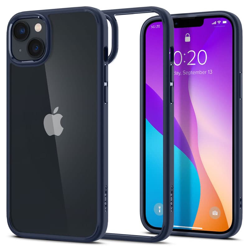 Spigen Ultra Hybrid - Case for iPhone 15 Plus / iPhone 14 Plus (Navy Blue) 4
