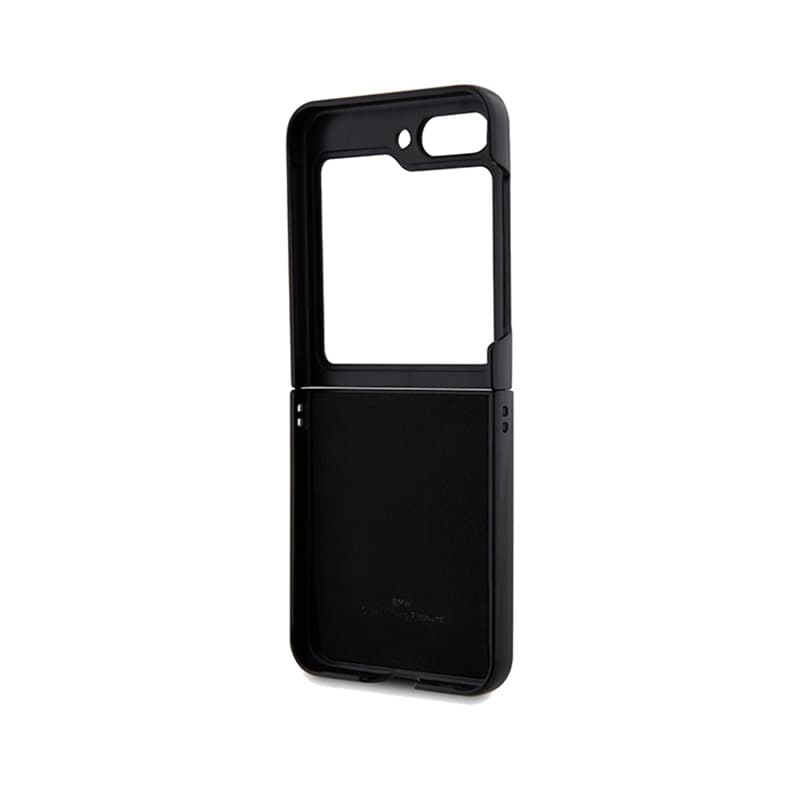 BMW Leather Hot Stamp - Samsung Galaxy Z Flip 5 Case (Black) 7