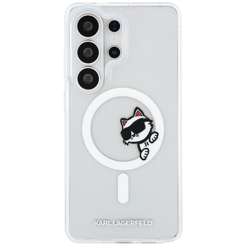 Karl Lagerfeld IML Peekaboo Choupette MagSafe - Samsung Galaxy S26 Ultra Case (Clear) 3