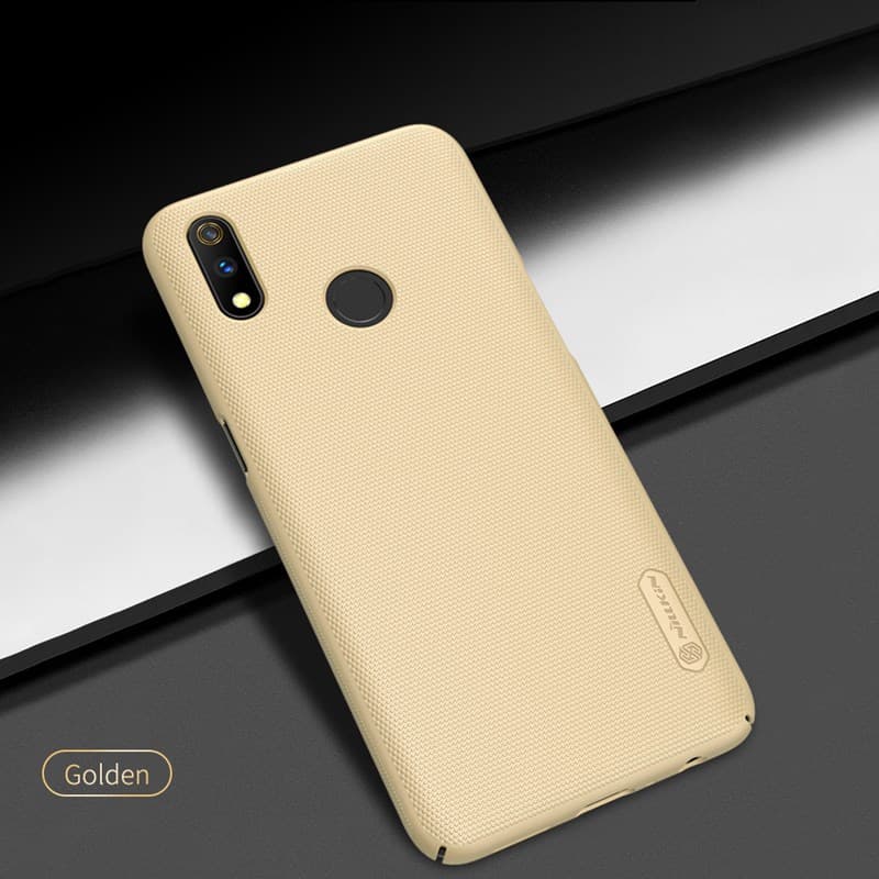 Nillkin Super Frosted Shield - Case for Realme 3 Pro (Realme X Lite) (Golden) 4