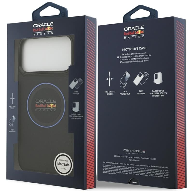 Red Bull Meshed Blue Ring & Metal Buttons MagSafe - iPhone 17 Pro Max Case (Navy Blue) 8
