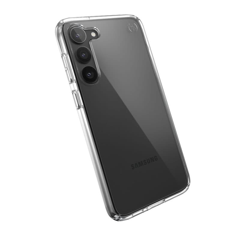 Speck Presidio Perfect-Clear - Samsung Galaxy S23+ Case with MICROBAN Coating (Clear) 2