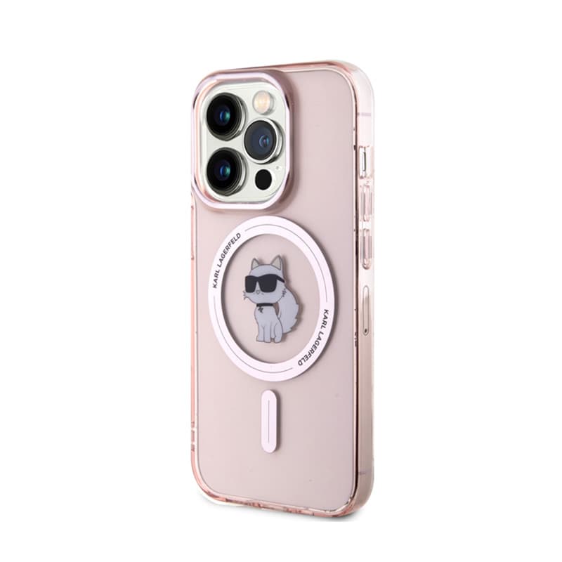 Karl Lagerfeld IML Choupette MagSafe - Case for iPhone 15 Pro (pink) 2