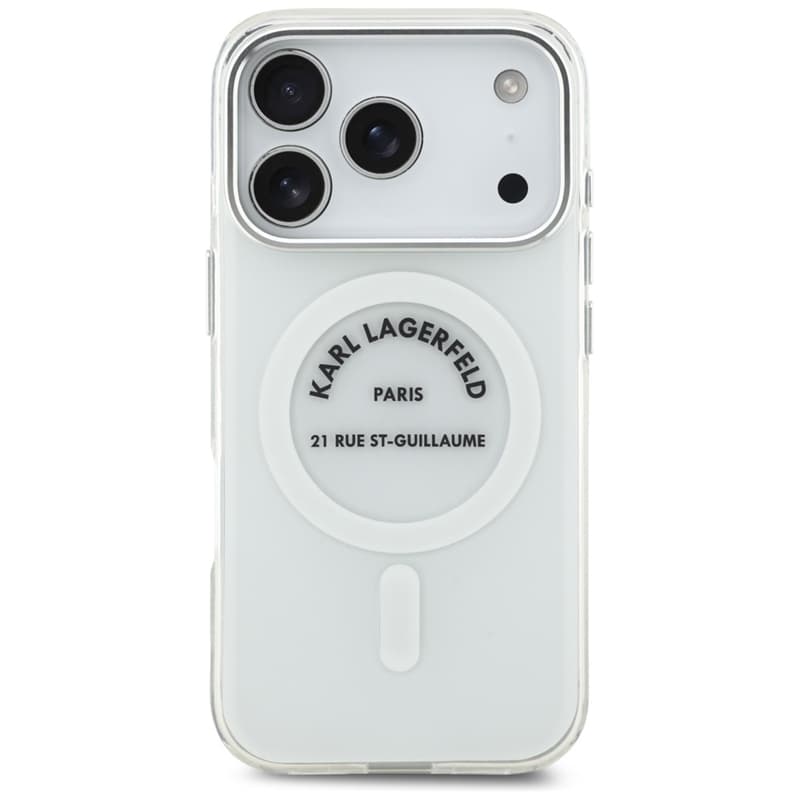 Karl Lagerfeld IML Karl RSG Logo MagSafe - Case for iPhone 17 Pro (transparent) 3