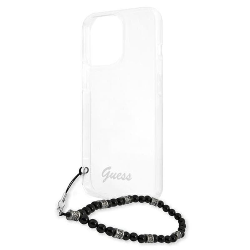 Guess Black Pearl Strap - Case iPhone 13 Pro Max (Clear) 6
