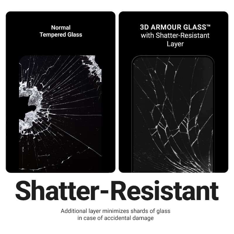 Crong 3D Armor Glass - Tempered glass iPhone Air + installation frame 4