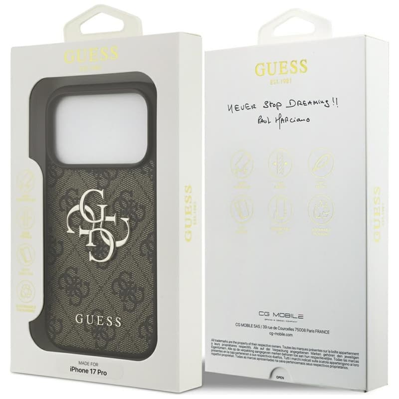 Guess 4G Big Logo - Case iPhone 17 Pro (brown) 8