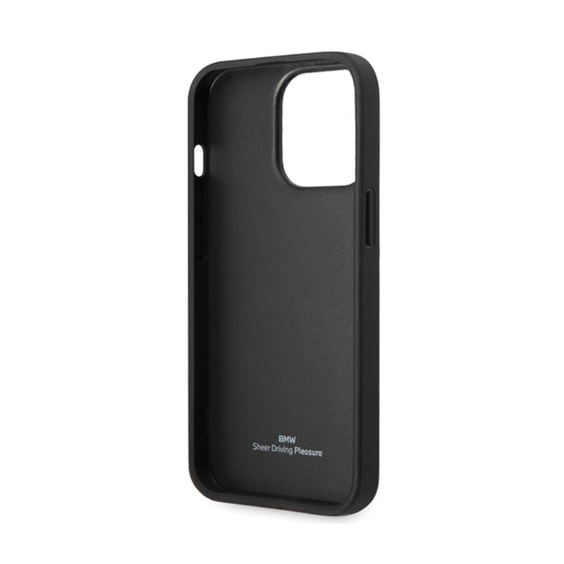 BMW Leather Diamond Pattern - Case for iPhone 14 Pro (Black) 7
