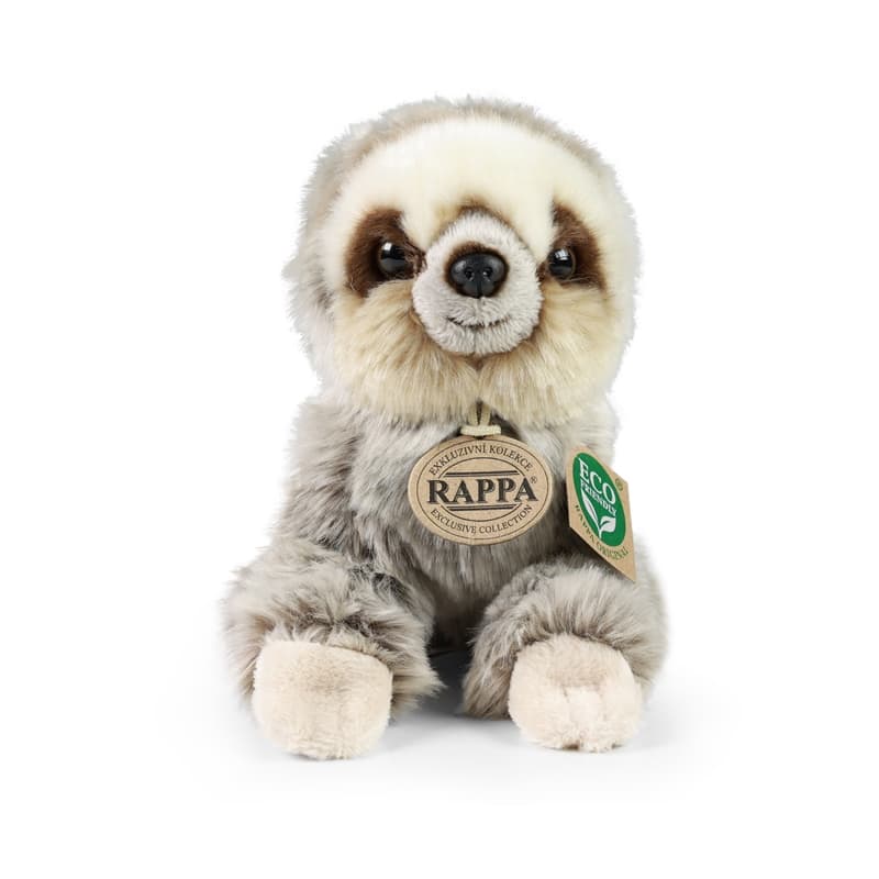Rappa - Plush realistic toy Sloth sitting 18 cm Eco-Friendly 2