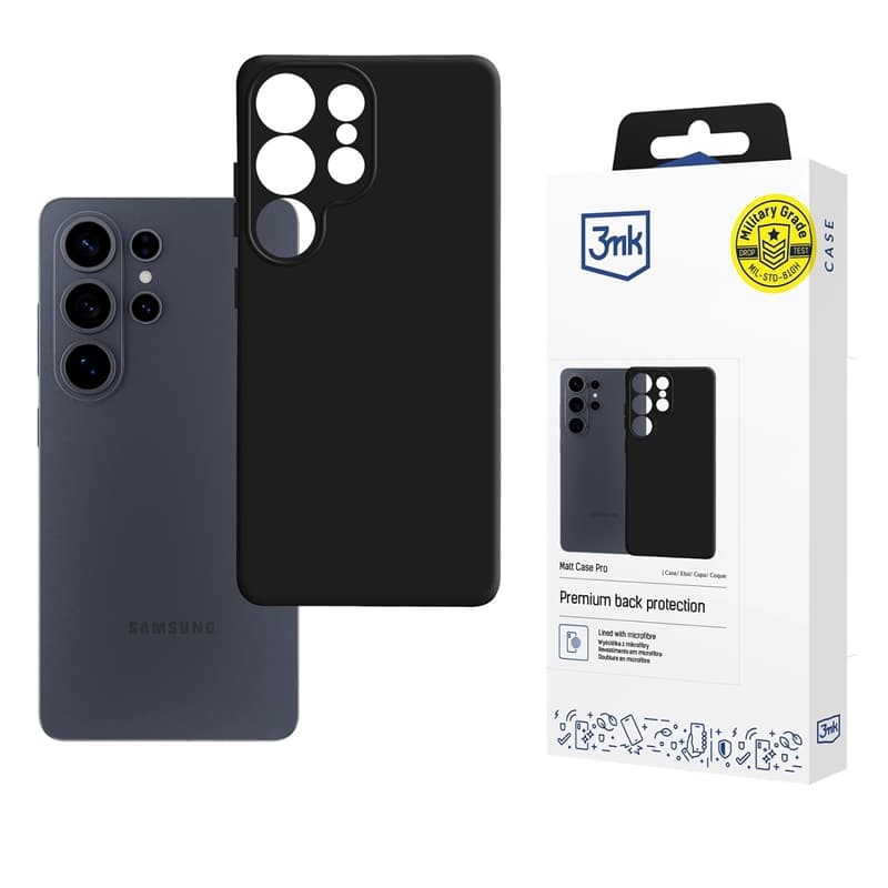 3mk Matt Case Pro - Case for Samsung Galaxy S26 Ultra (Black) 1