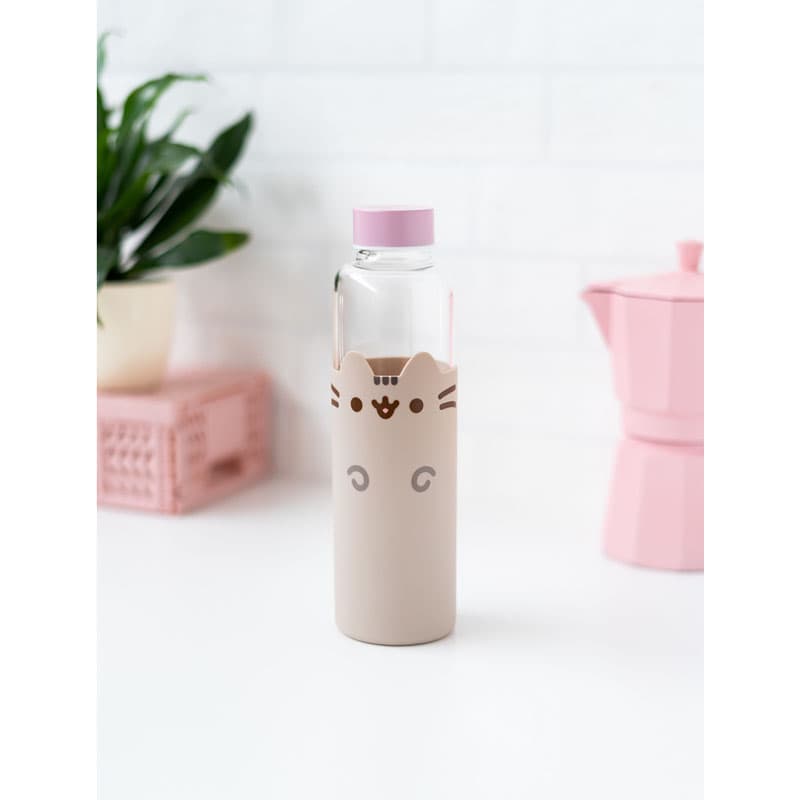 Pusheen - 500 ml Glass Water Bottle 6