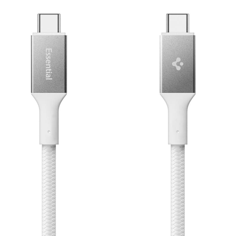 Spigen EB10015CC Essential - USB-C to USB-C PD Cable 100W 1.5m (White) 2