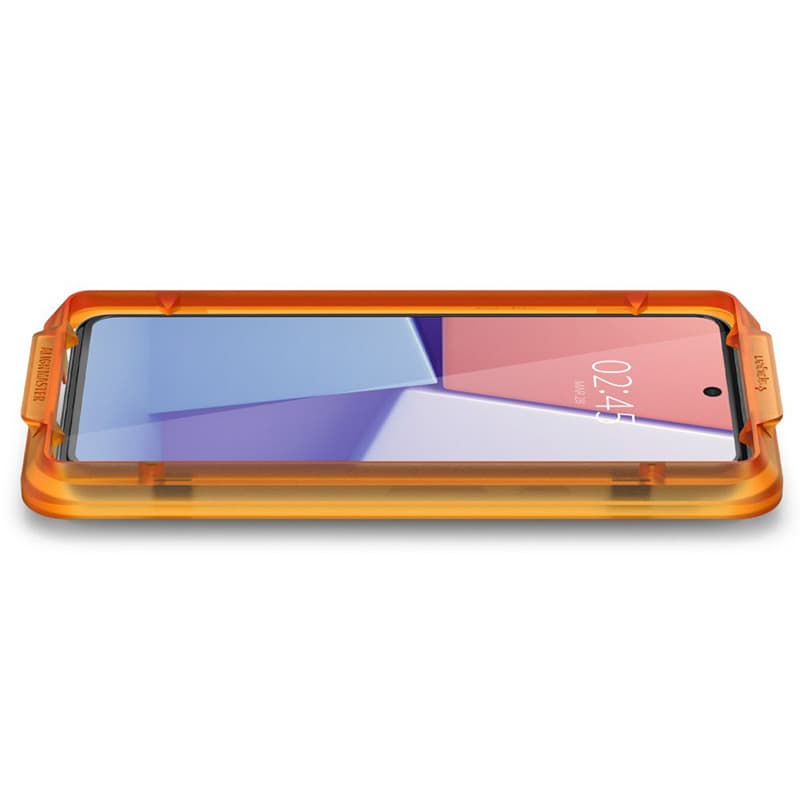 Spigen Alm Glass FC - Tempered glass for Google Pixel 8 (Black frame) 3