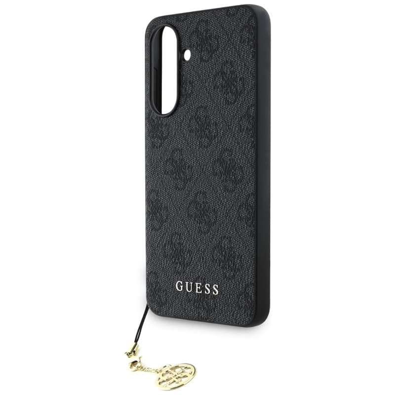 Guess 4G Charms Collection - Case for Samsung Galaxy A56 5G (black) 5