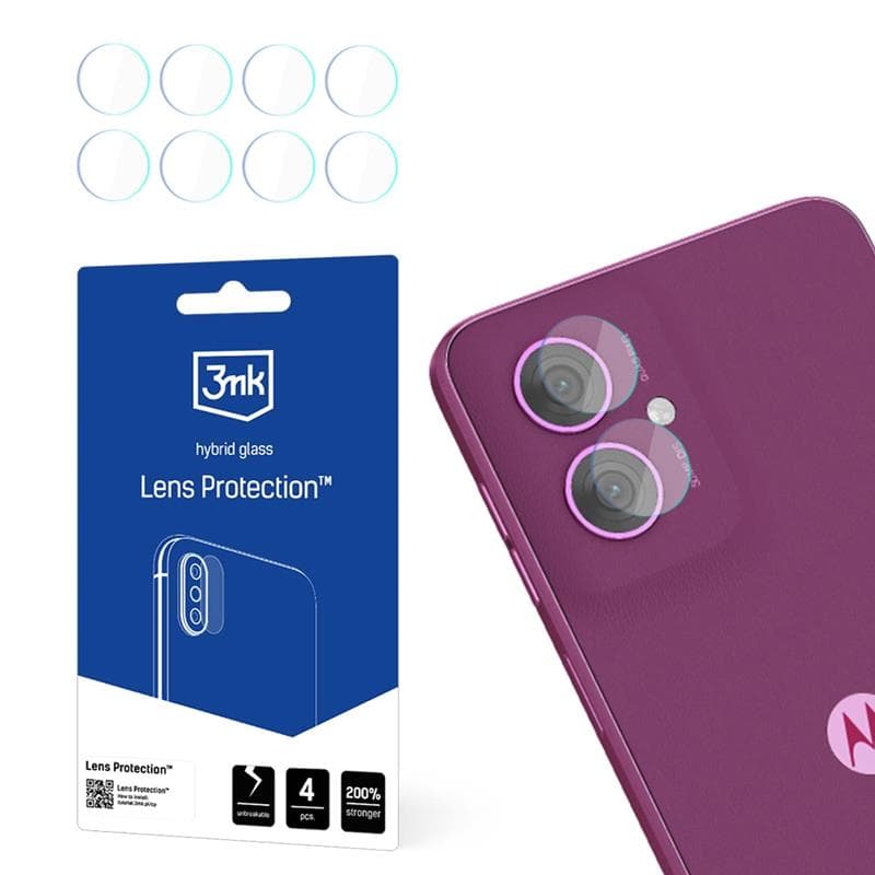 3mk Lens Protection - Camera lens glass for Motorola Moto G55 5G (4 sets) 1