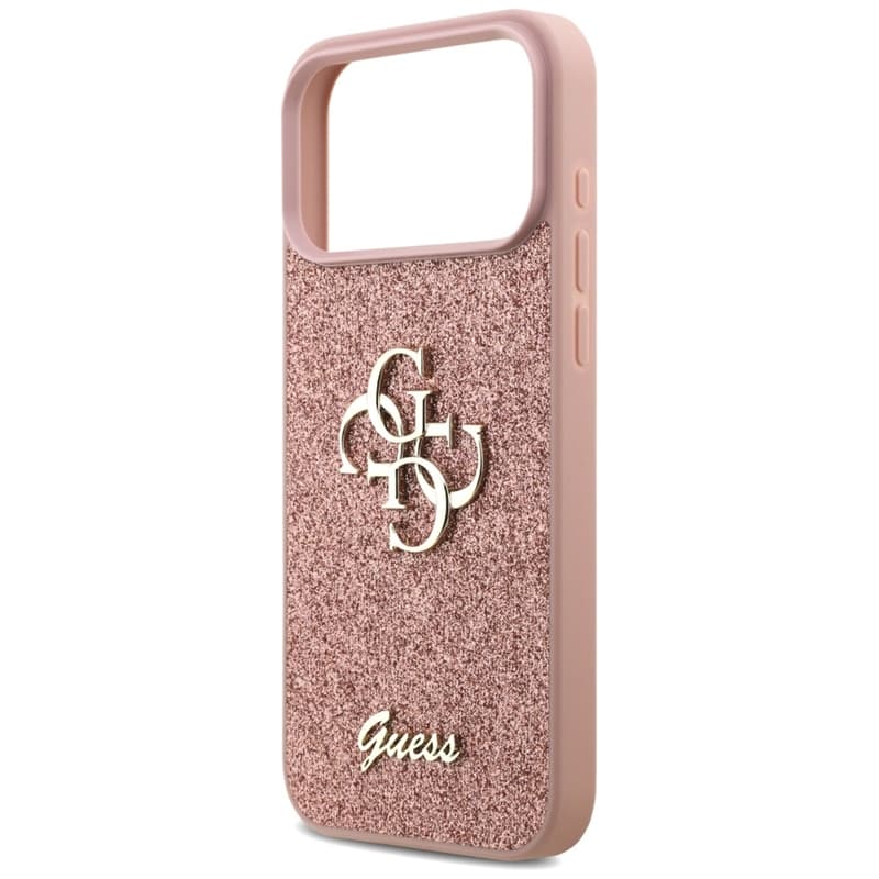 Guess Fixed Glitter Big 4G - Case for iPhone 17 Pro Max (pink) 6