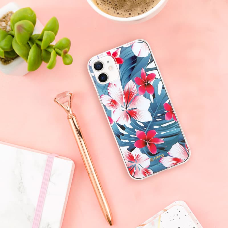 Crong Flower Case - iPhone 12 Mini Case (pattern 03) 7