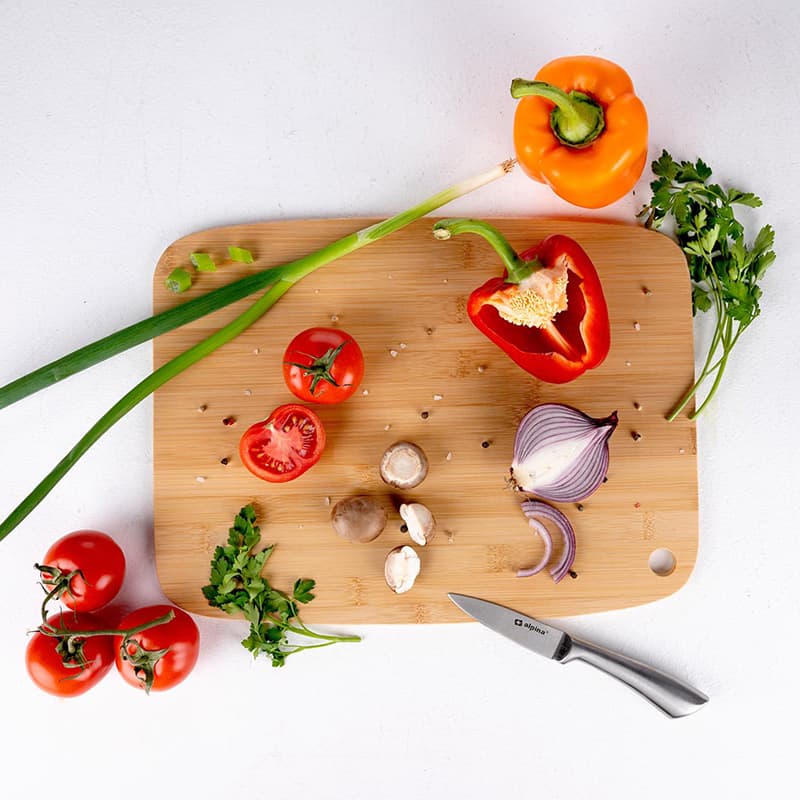 Alpina - Cutting board in bamboo wood 38x28 cm 3