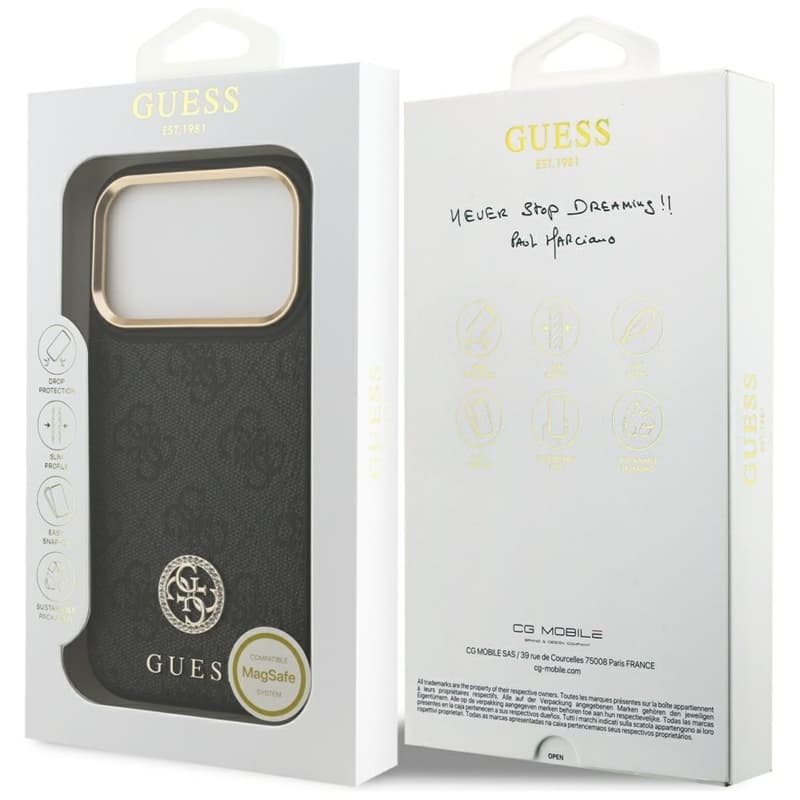 Guess 4G Strass Logo MagSafe - Case iPhone 17 Pro (black) 8