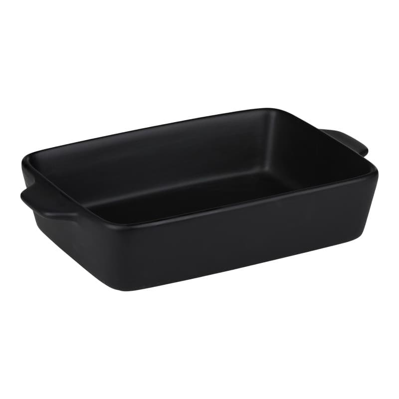 Alpina - Ceramic rectangular ovenproof dish 28x18x6 cm (black) 1