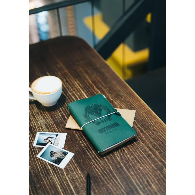 Harry Potter - Slytherin Leather Travel Notebook 12x19.6 cm (Green) 6