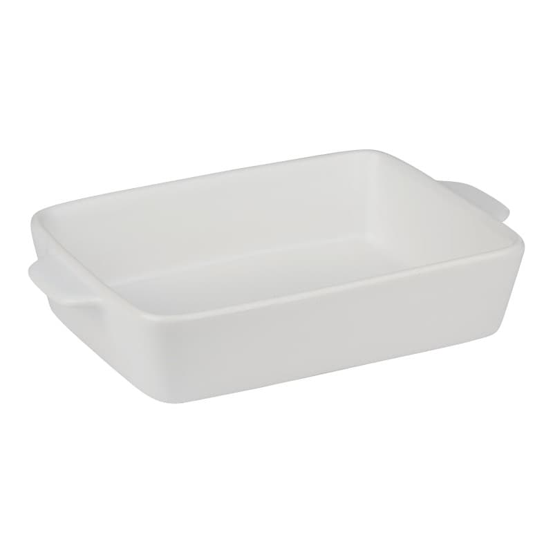Alpina - Ceramic rectangular ovenproof dish 28x18x6 cm (white) 1
