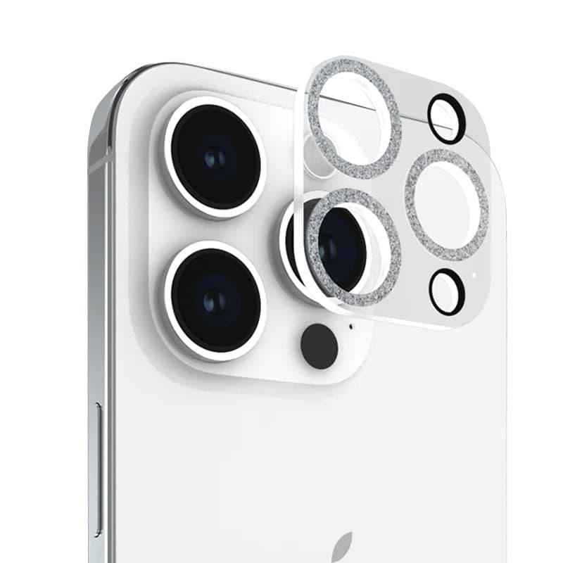 Case-Mate Sparkle Lens Protector - Protective Glass for iPhone 15 Pro / iPhone 15 Pro Max camera (Twinkle) 3