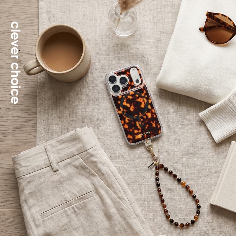Crong Phone Charm - Lanyard Phone Pendant (Tortoise) 2