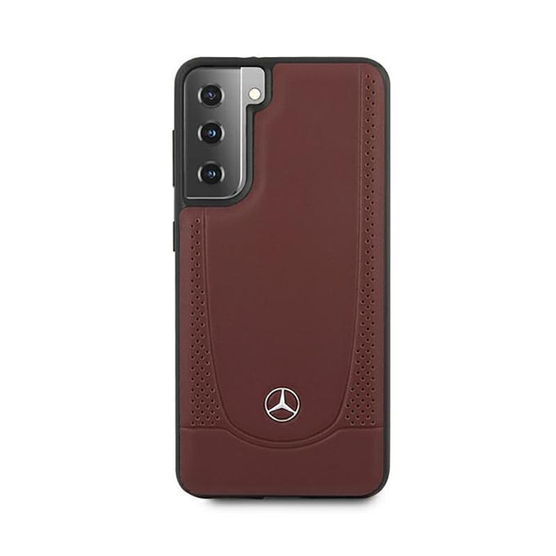 Mercedes Leather Urban Line - Case for Samsung Galaxy S21+ (Red) 3