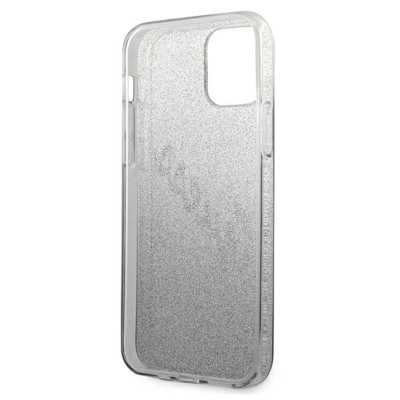 Guess Glitter Gradient Script - iPhone 12 / iPhone 12 Pro Case (Black) 7