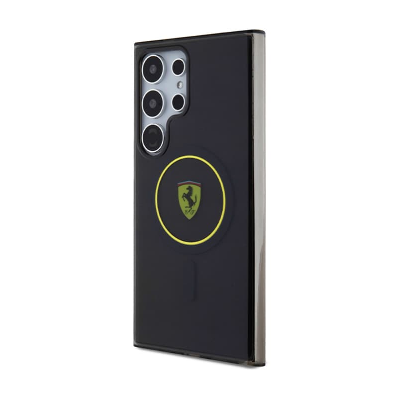 Ferrari IML Smoked Inner Circle Line MagSafe - Case for Samsung Galaxy S24 Ultra (black) 2