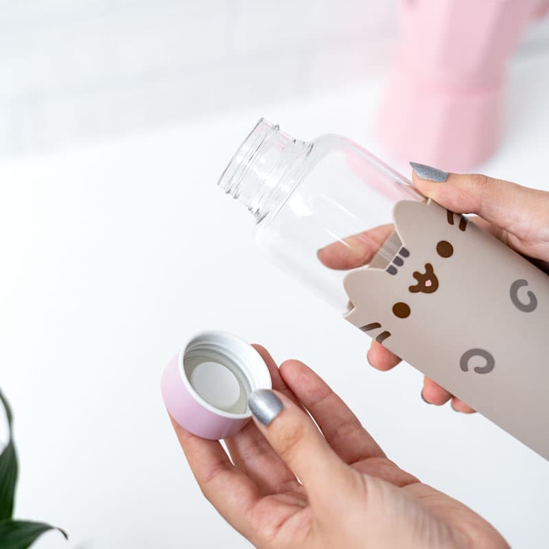 Pusheen - 500 ml Glass Water Bottle 7