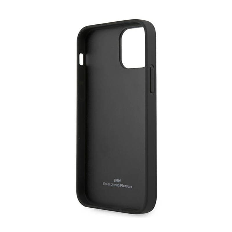 BMW Leather Curve Perforate - Case for iPhone 12 mini (Black) 7