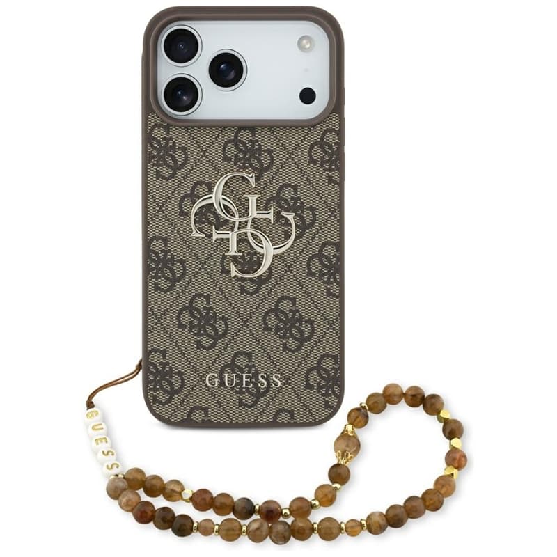 Guess 4G Strap 4G Classic Logo - Case iPhone 17 Pro Max (Brown)